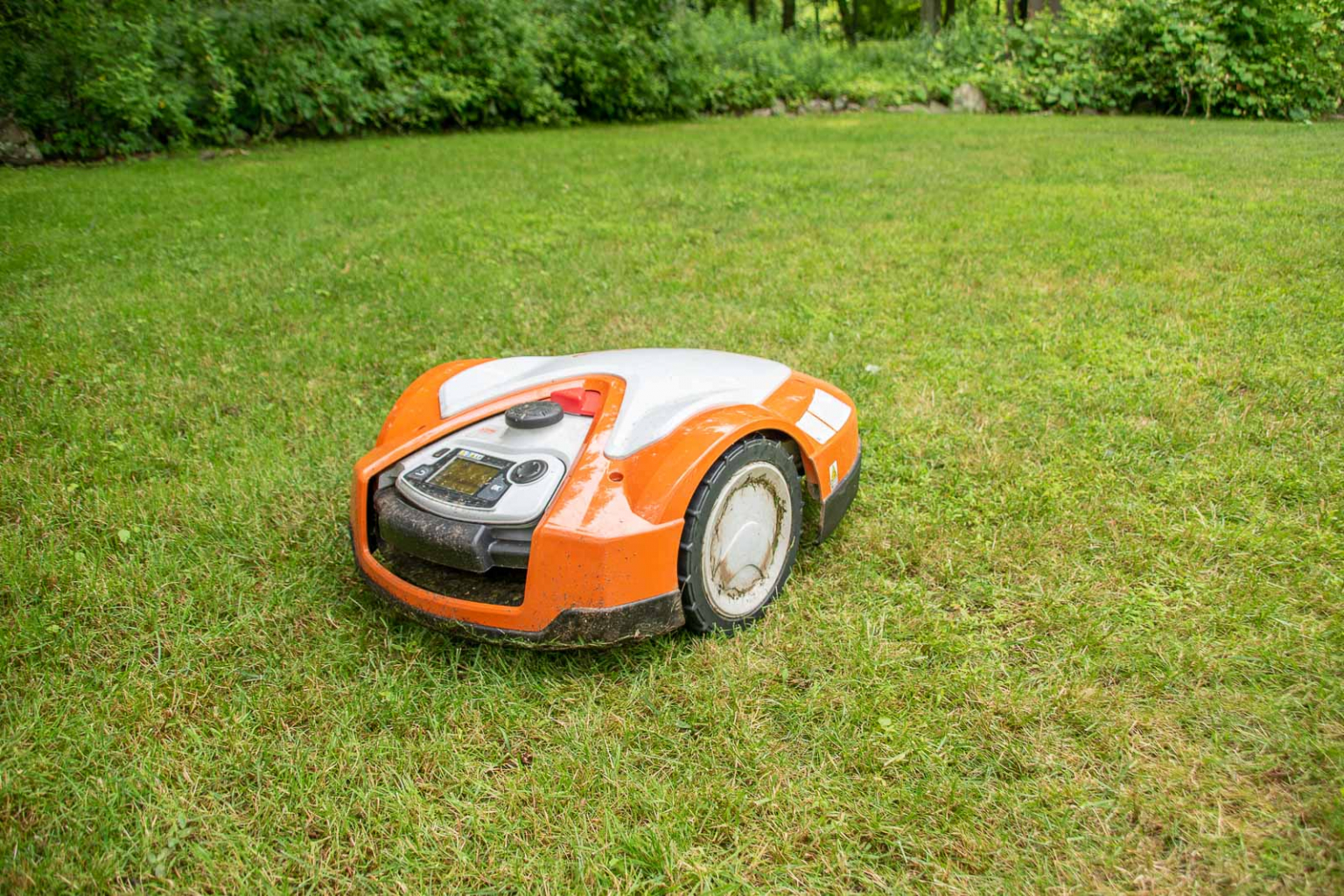 All the Details about our iMow® Robot Lawn Mower At Charlotte's House