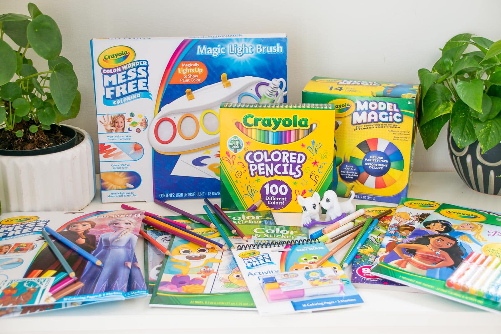 assorted crayola craft products