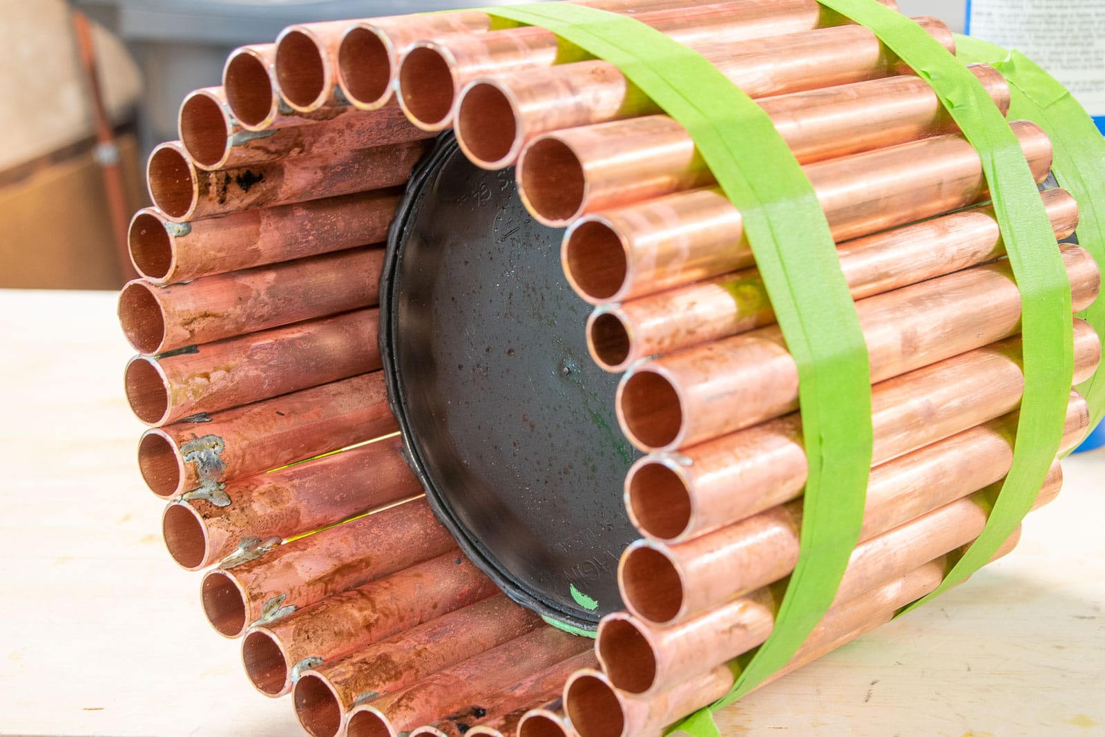 soldering copper pipes