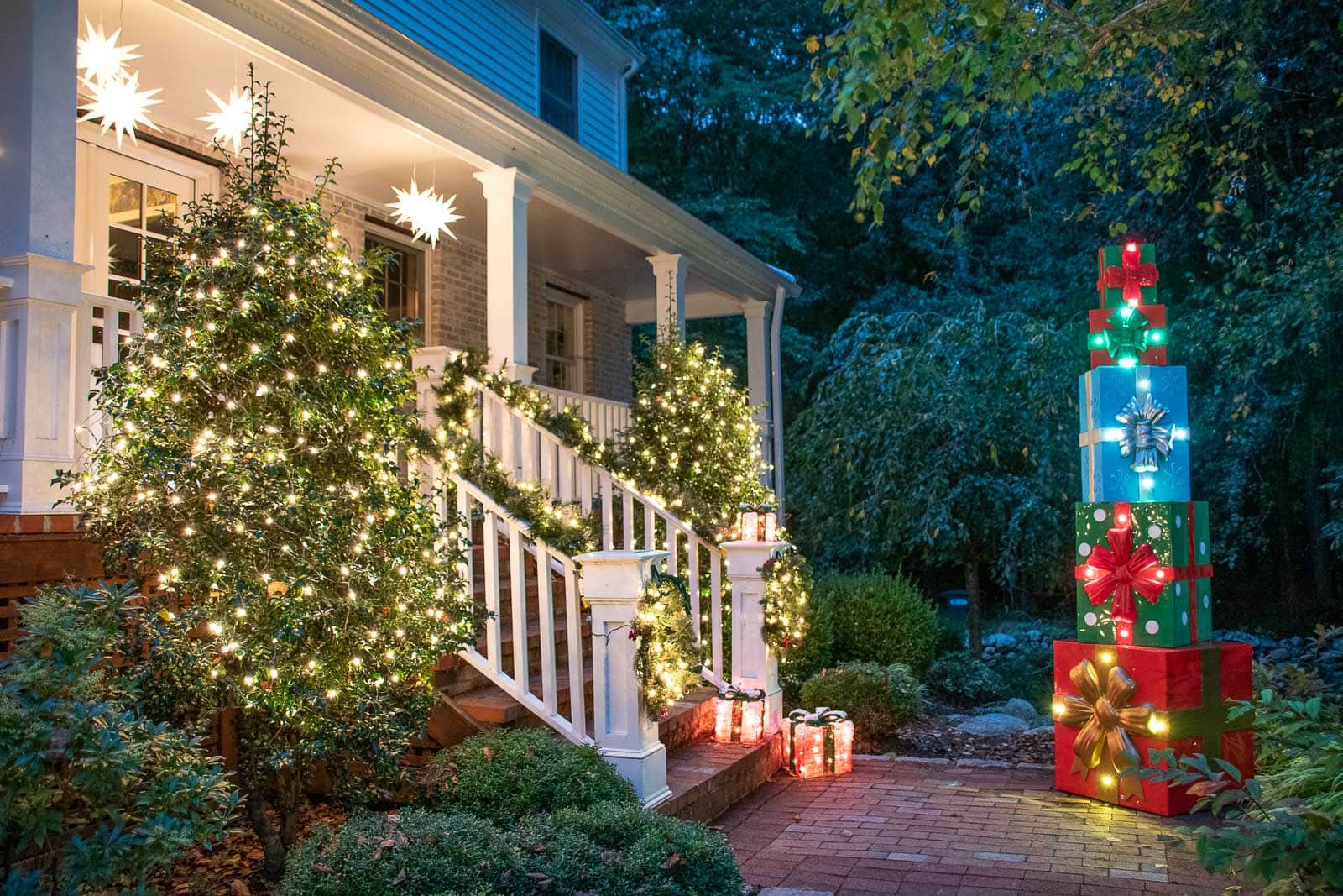 Decorating Our Front Porch For Christmas - At Charlotte's House