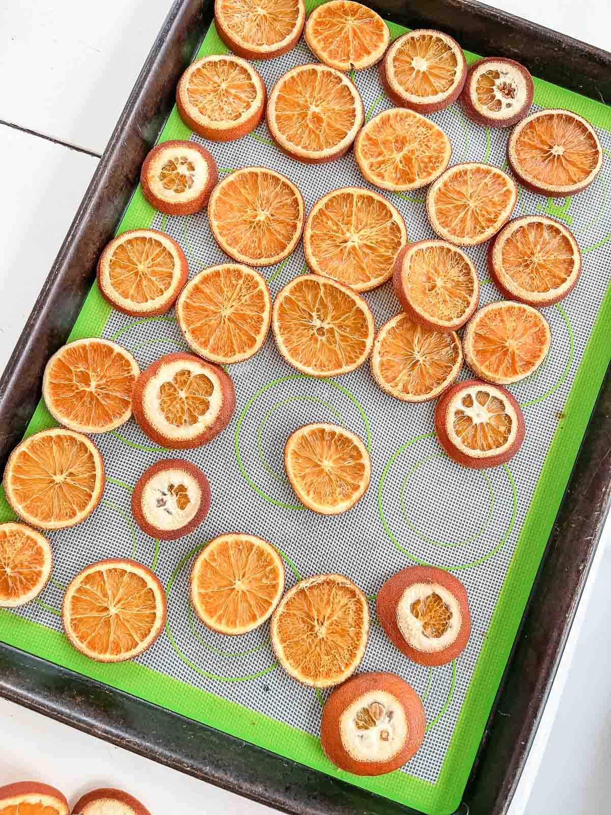 dried orange slice garland