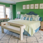 green primary bedroom reveal