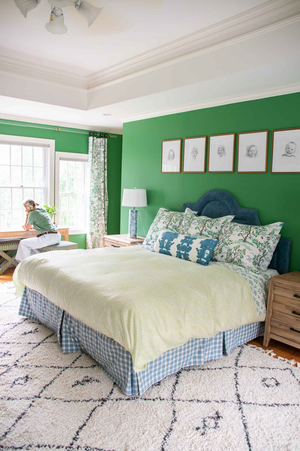 Bold Green Primary Bedroom Makeover-6 - At Charlotte's House