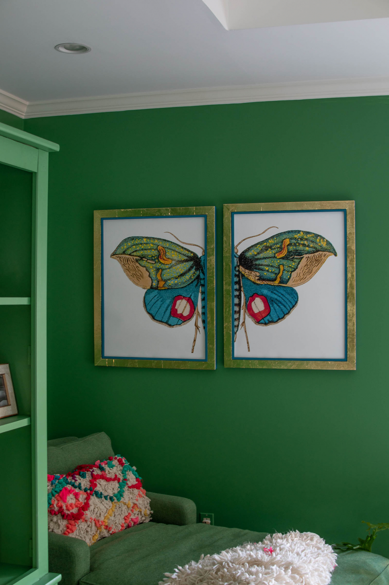 DIY Gold Leaf Wooden Frame At Charlotte's House