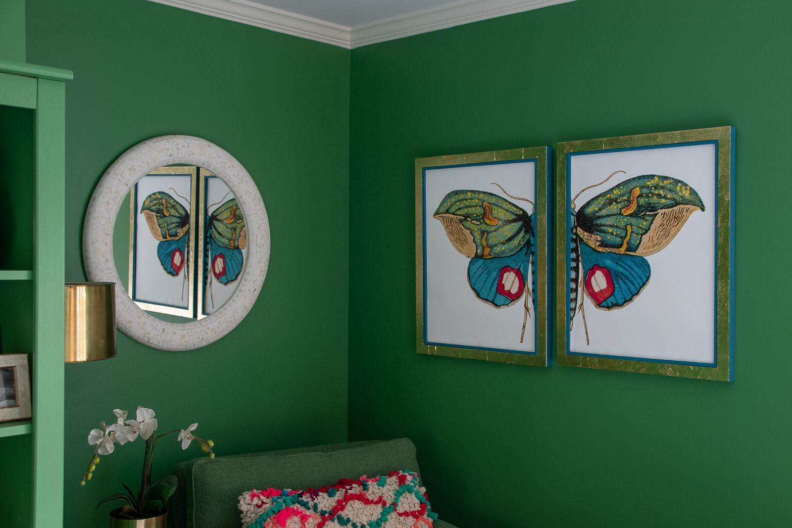 DIY Magnetic Paint Art Gallery Wall - Dream Green DIY