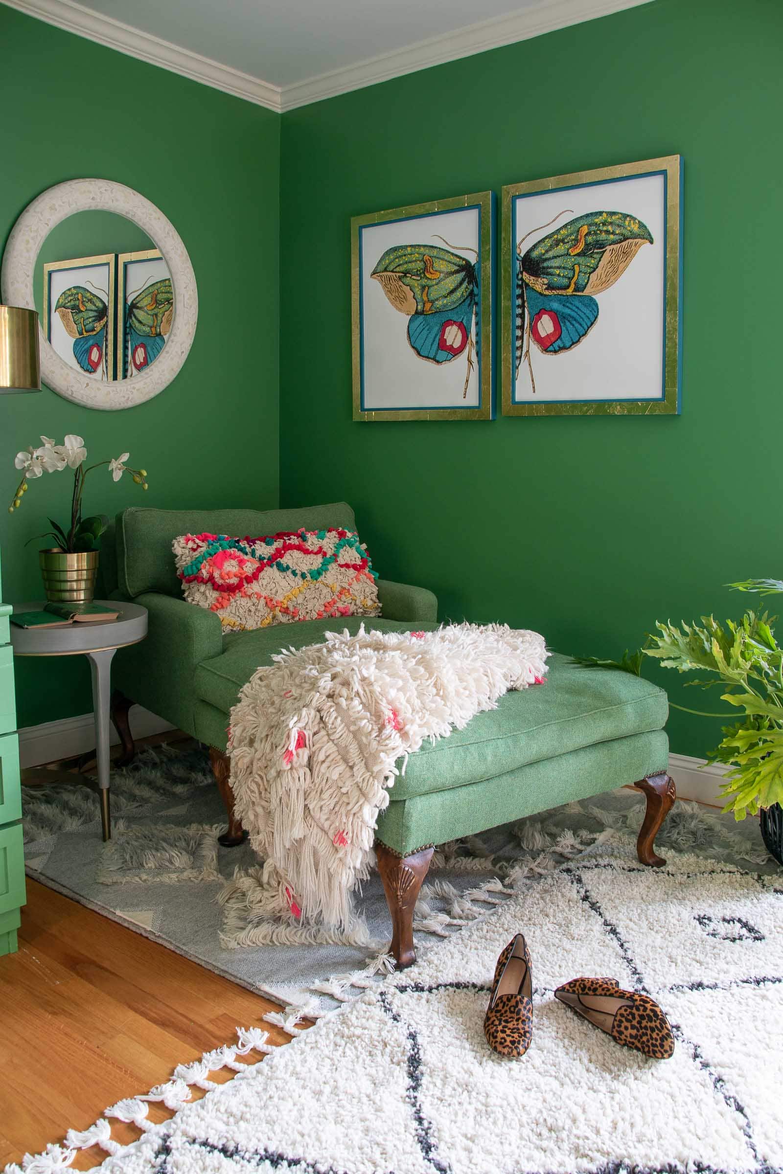 DIY Gold Leaf Wooden Frame At Charlotte's House