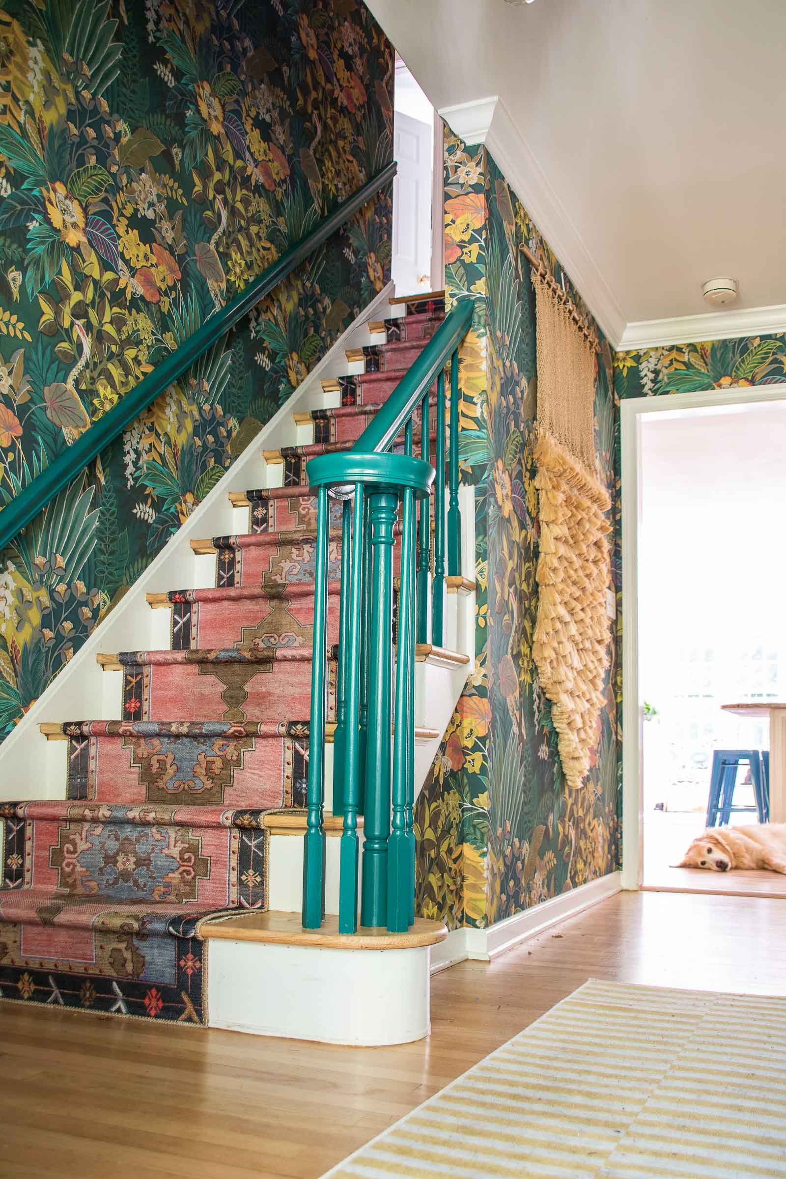 colorful foyer reveal