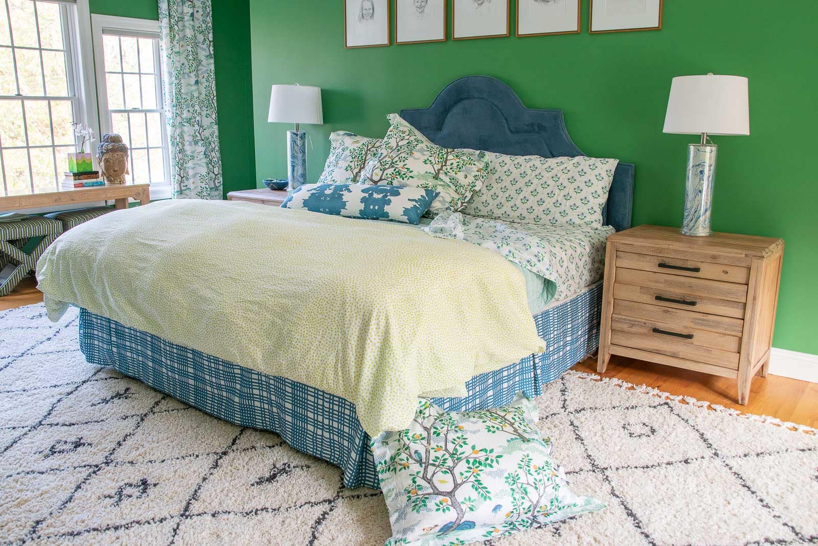 DIY Bedskirt the EASY Way At Charlotte's House