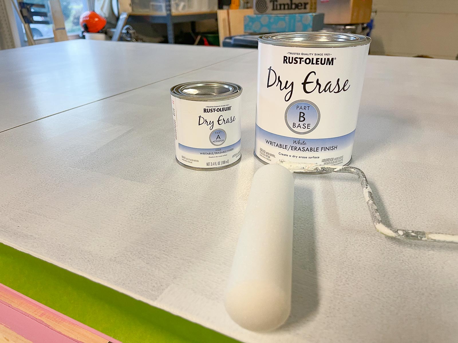 painting dry erase paint