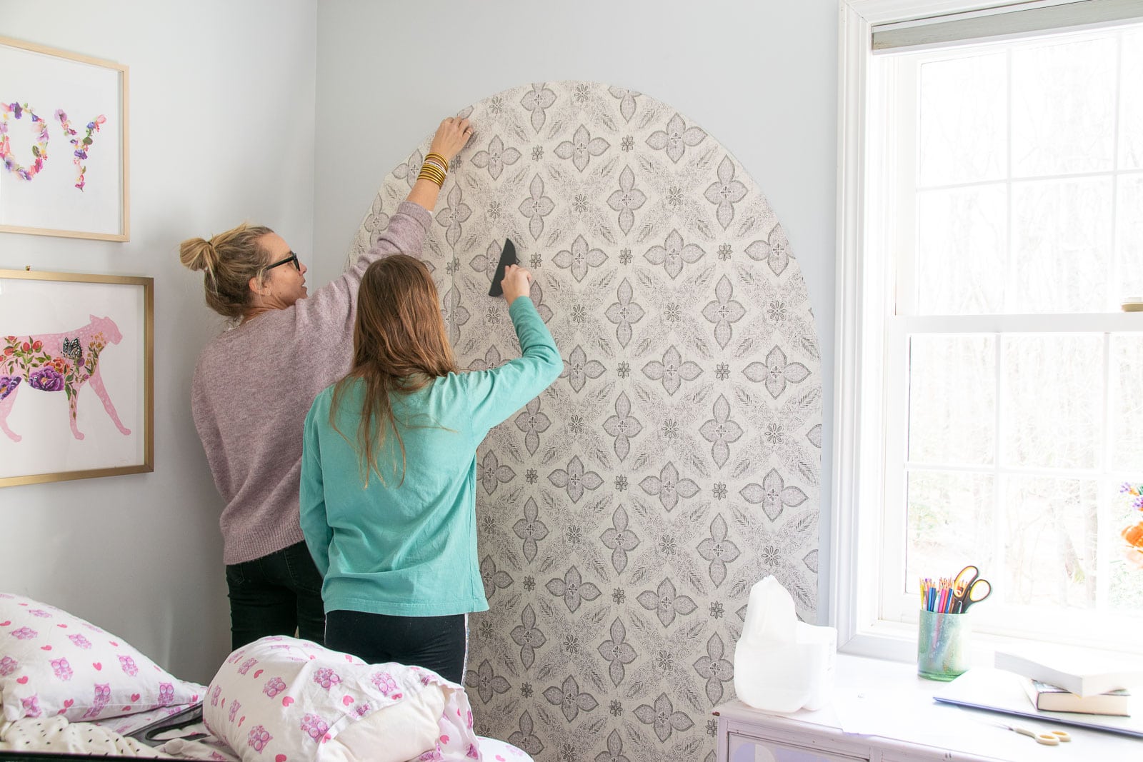 Unexpected Ways to Use Wallpaper - At Charlotte's House