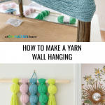 diy yarn wall hanging