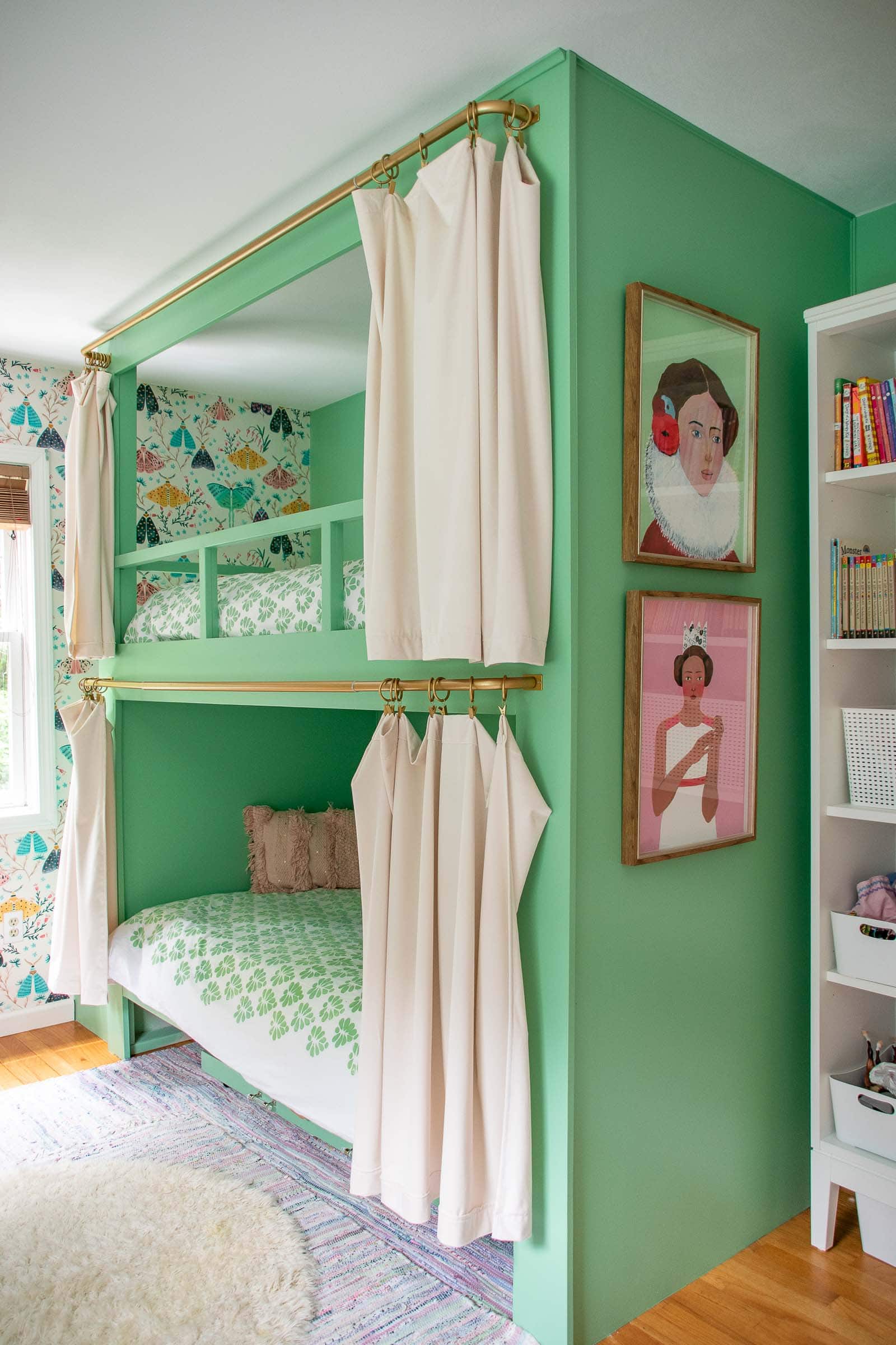 colorful girls bedroom makeover