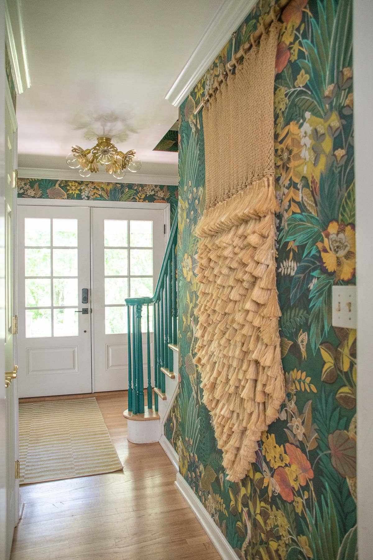 Choosing Wallpaper for the Front Entry - Blake Hill House