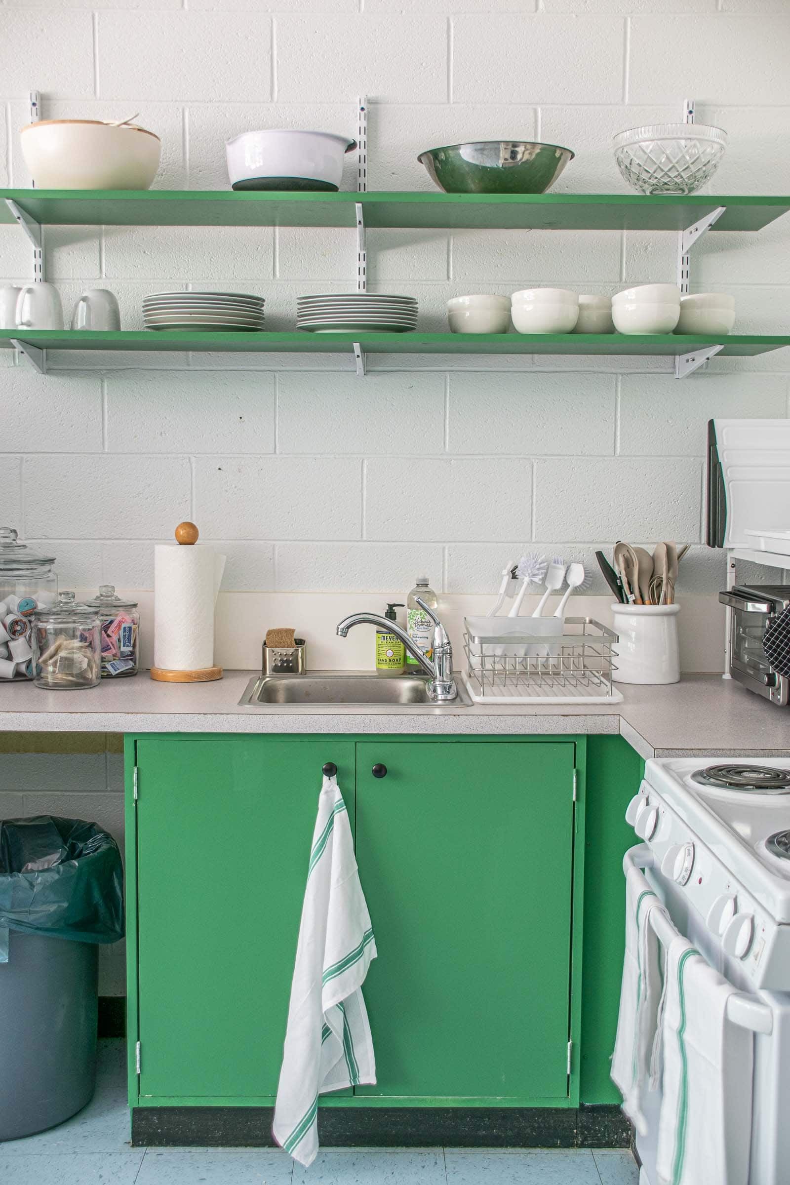 faculty room kitchen makeover