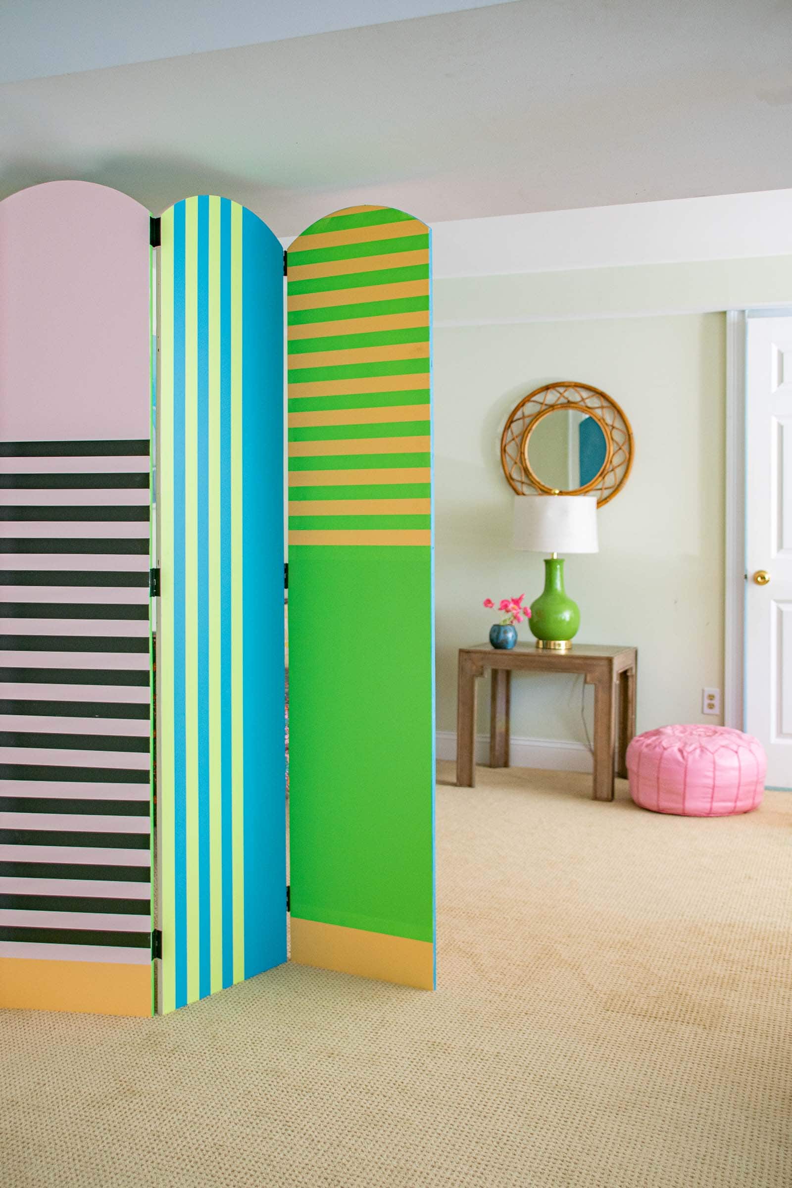 How to Make a Striped Privacy Screen