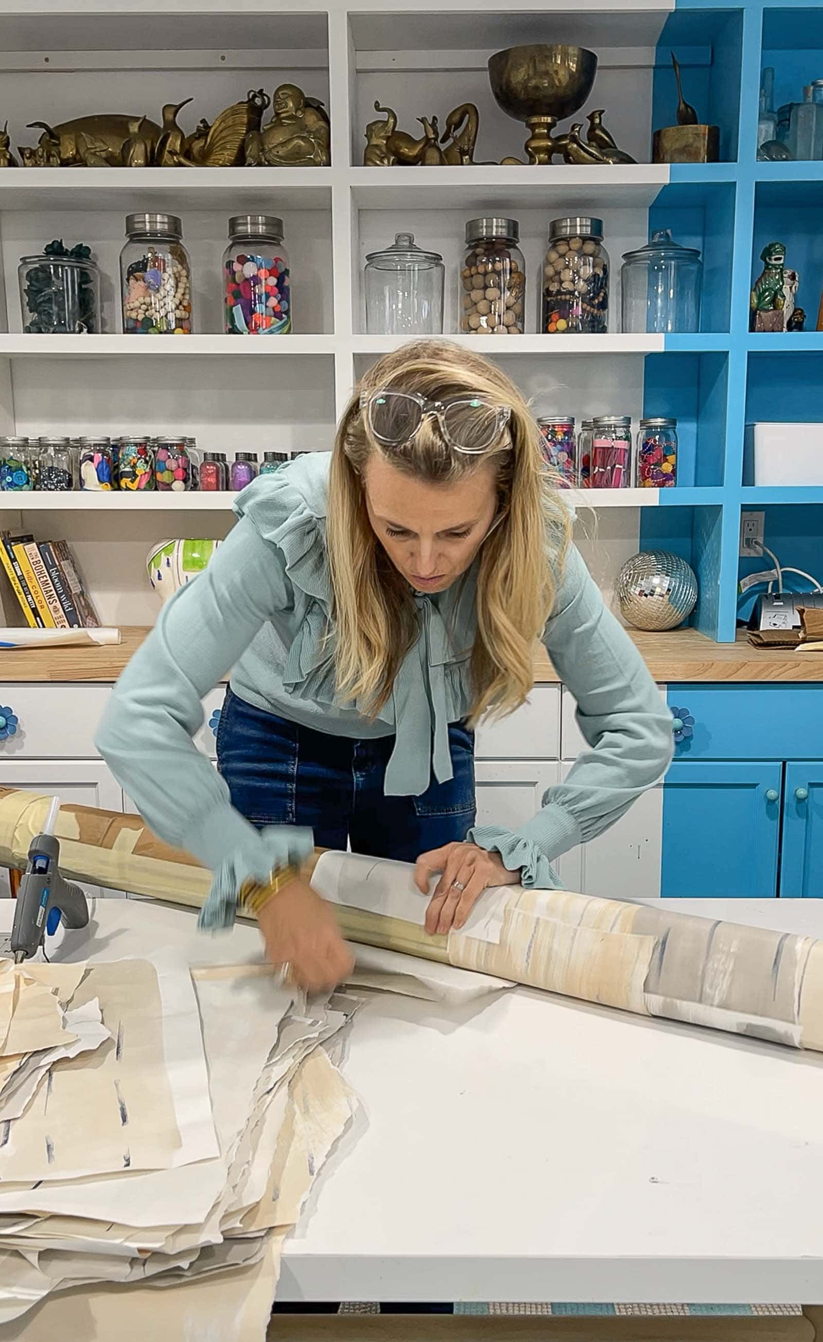 warp cardboard tubes with birch bark paper