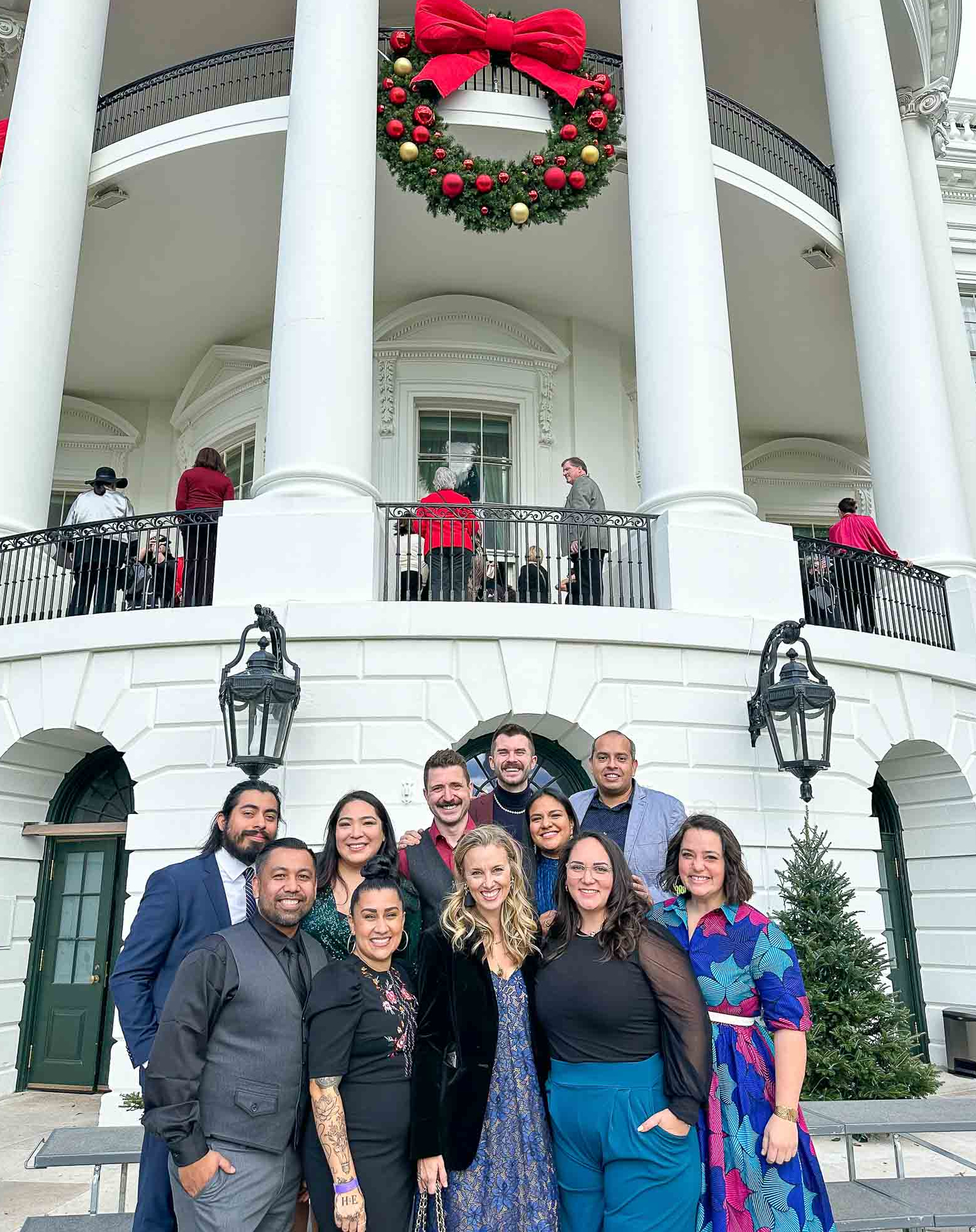 holiday volunteers at the White House