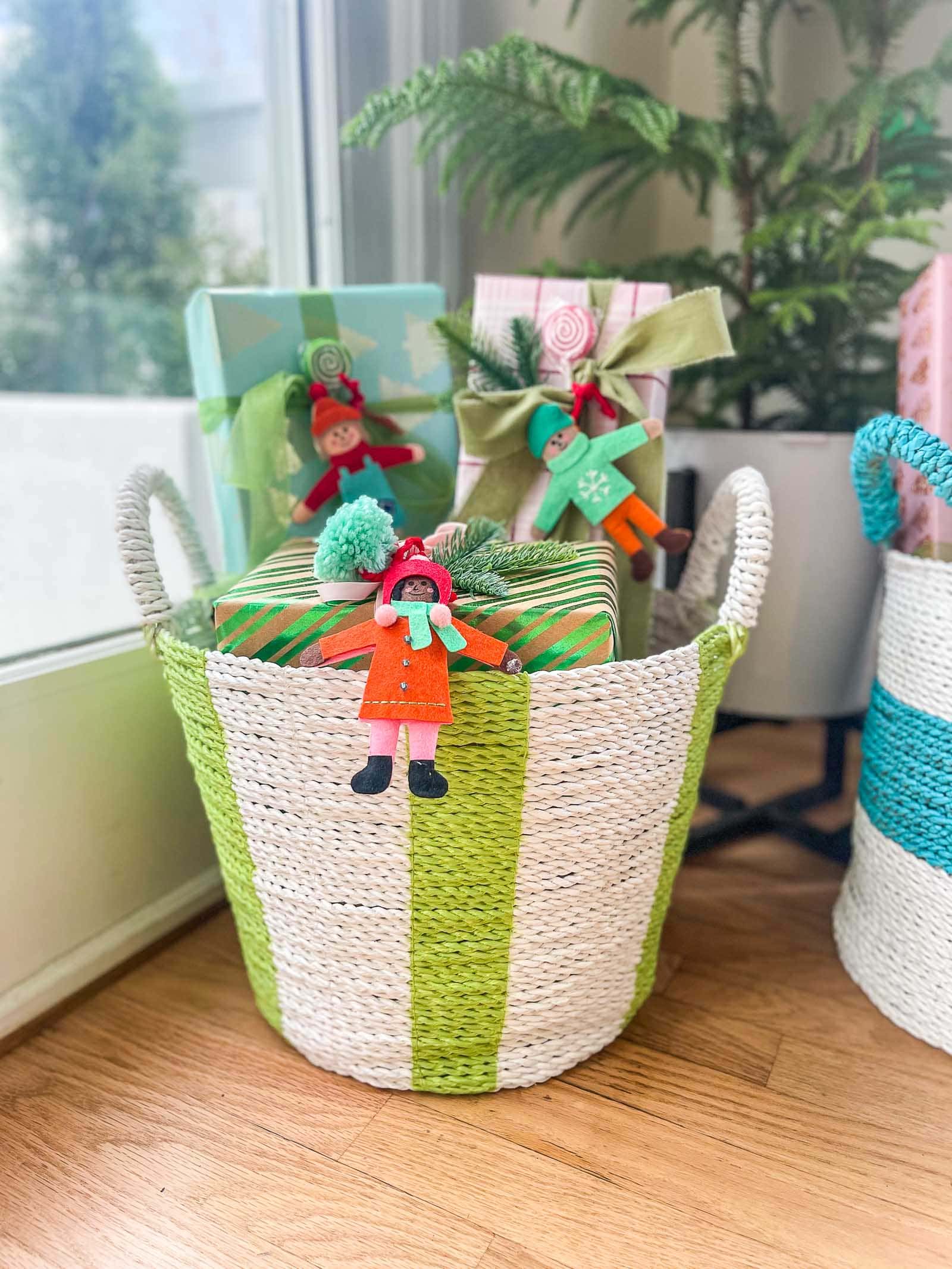 How to Paint Colorful Baskets - At Charlotte's House