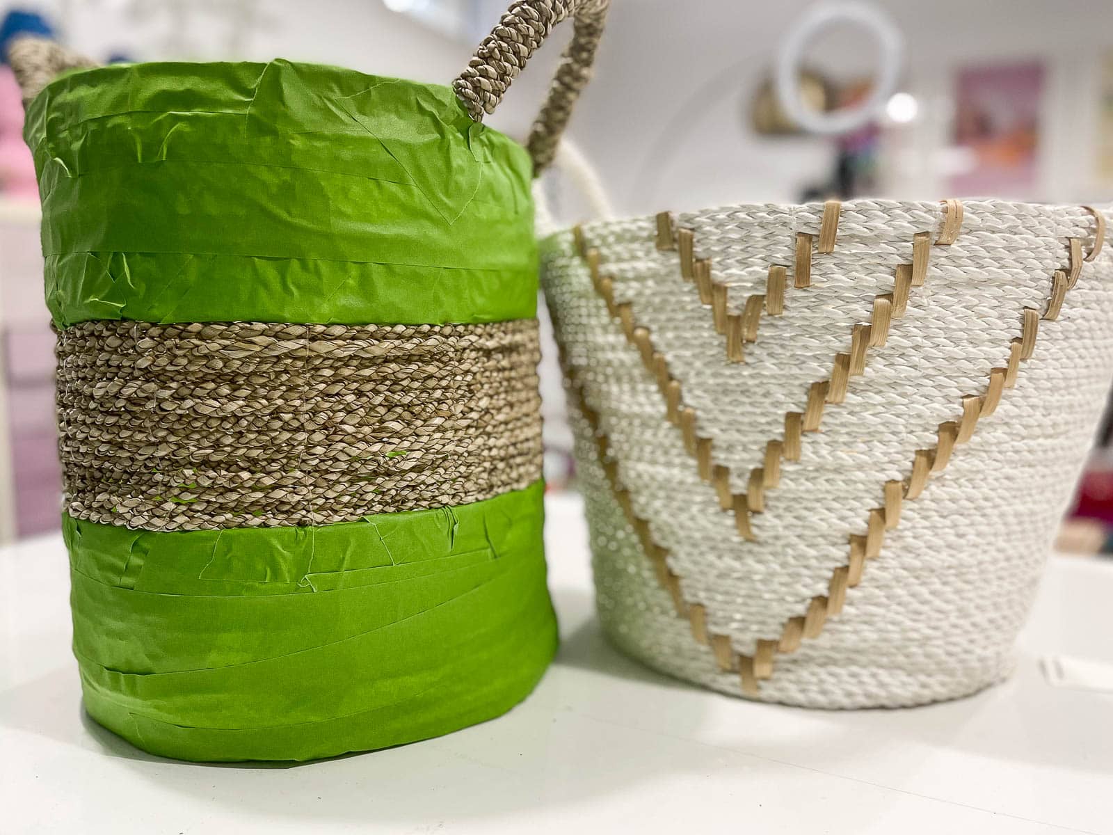 DIY Painted Rope Basket – Honestly WTF