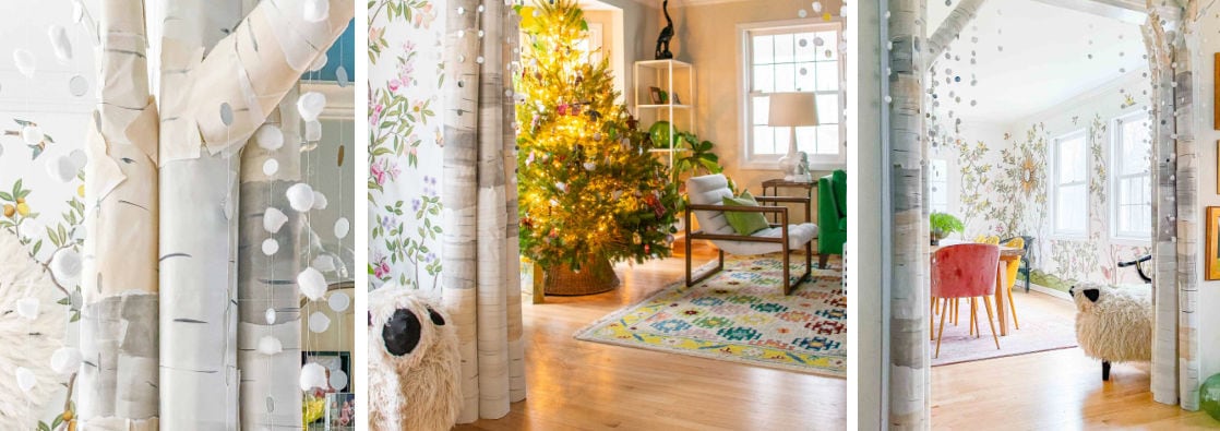 How to Make the Holiday White House Birch Trees in Your Own Home