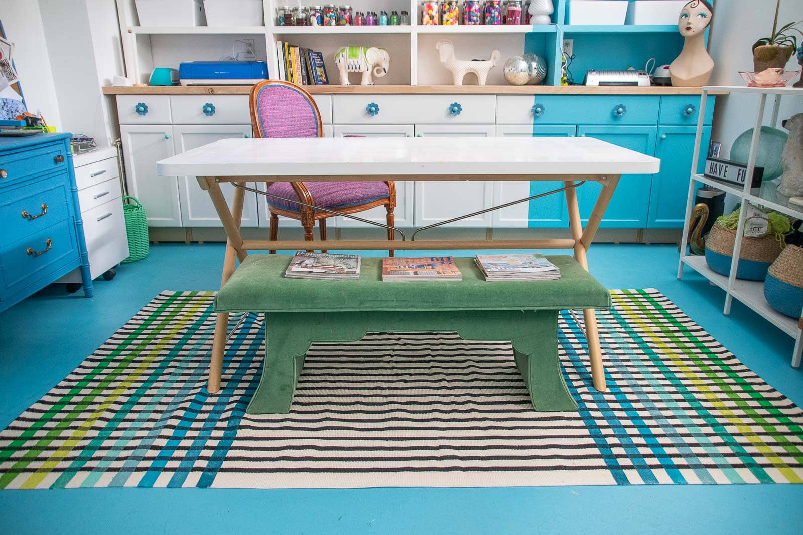 How to Paint an Area Rug