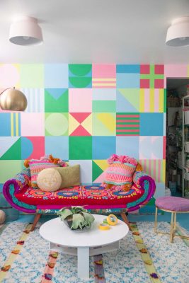 painted office mural