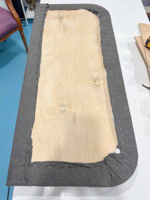 upholstered inner piece of LED hearboard