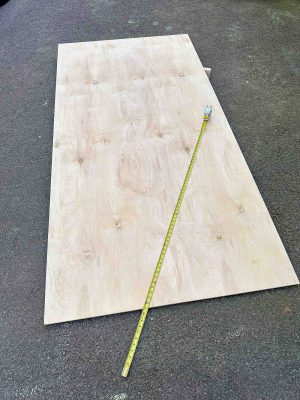 making a headboard for my son